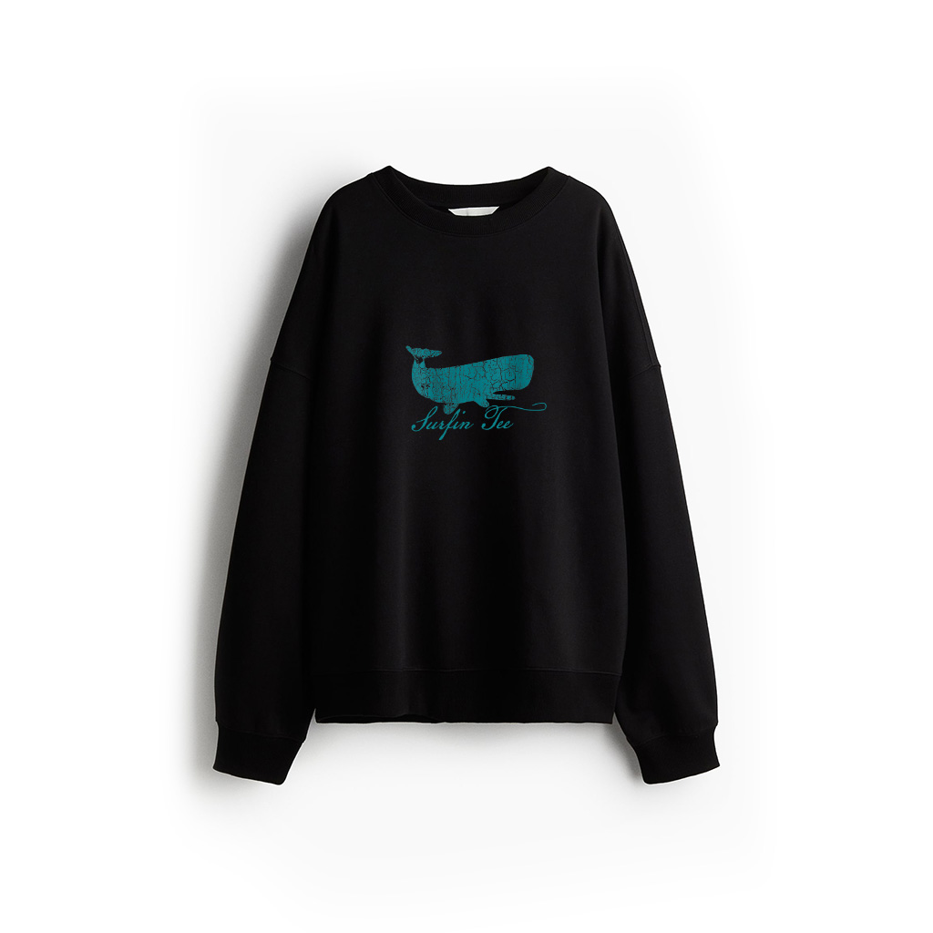 Womens Vintage Sperm Whale Sweatshirt