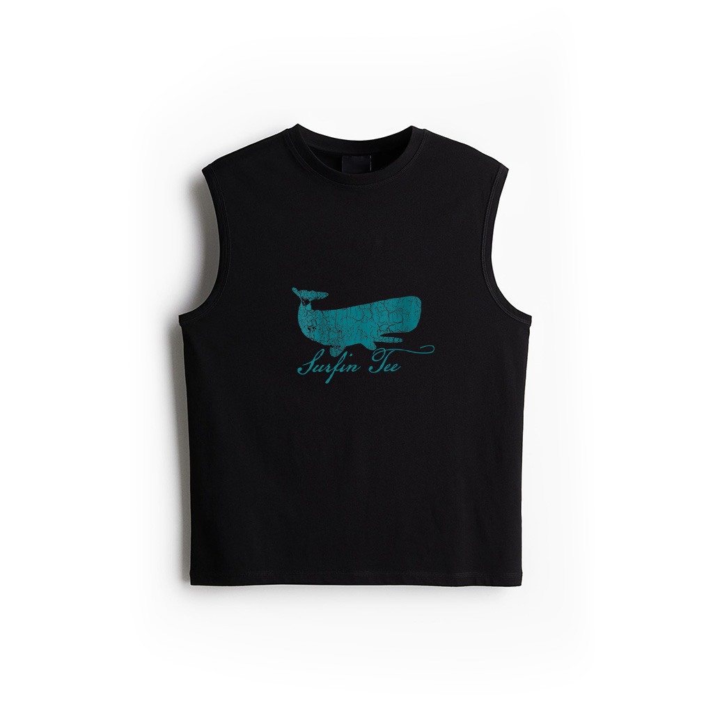 Womens Vintage Sperm Whale Tank Top