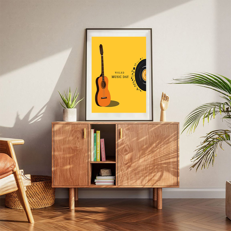 World Music Day Guitar Poster