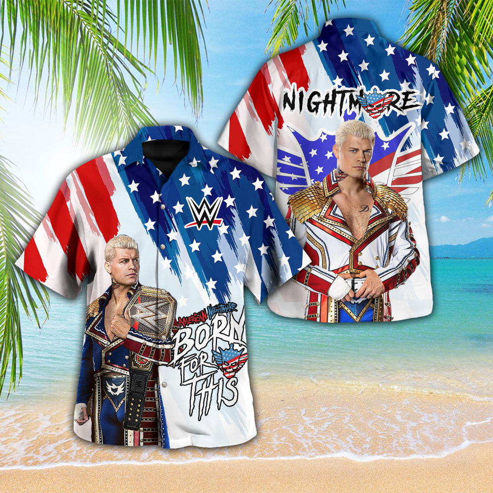 WWE X Cody Rhodes WWE Hawaiian Shirt Gifts For Fans