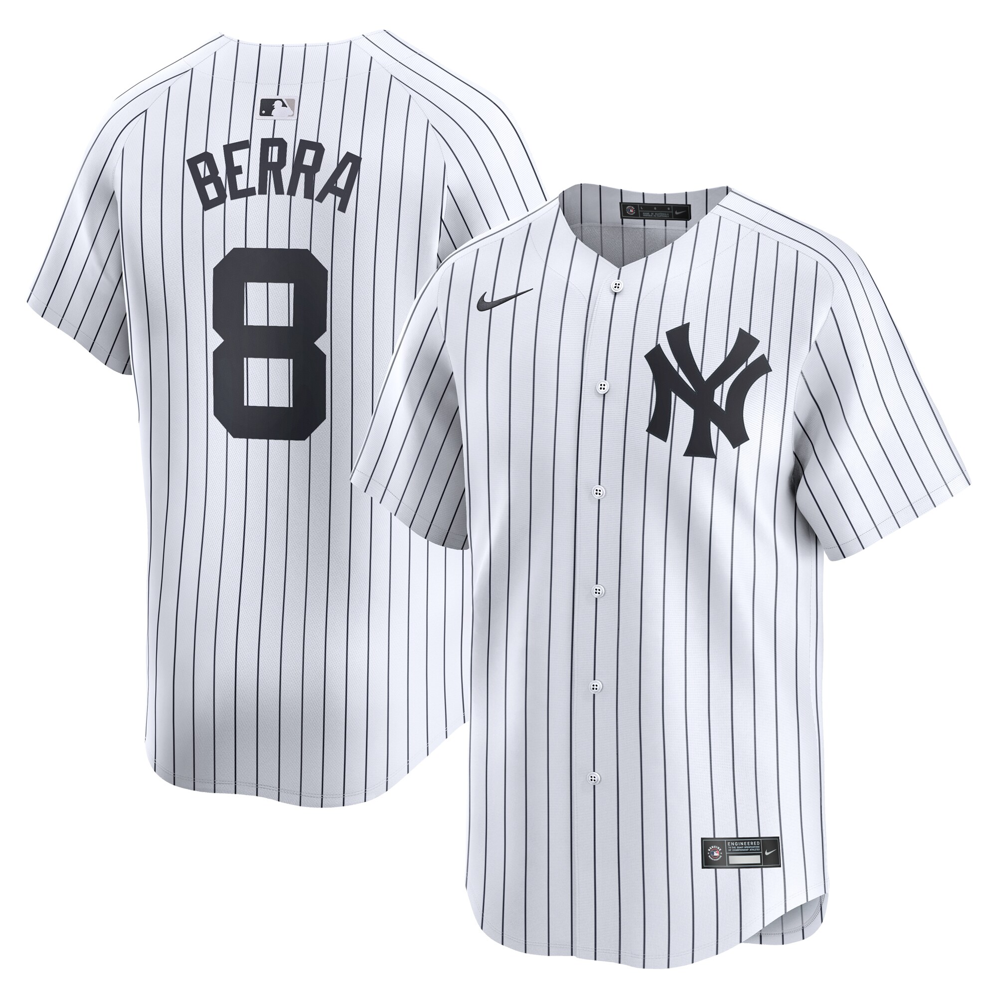 Yogi Berra New York Yankees Nike Home Limited Player Jersey - White