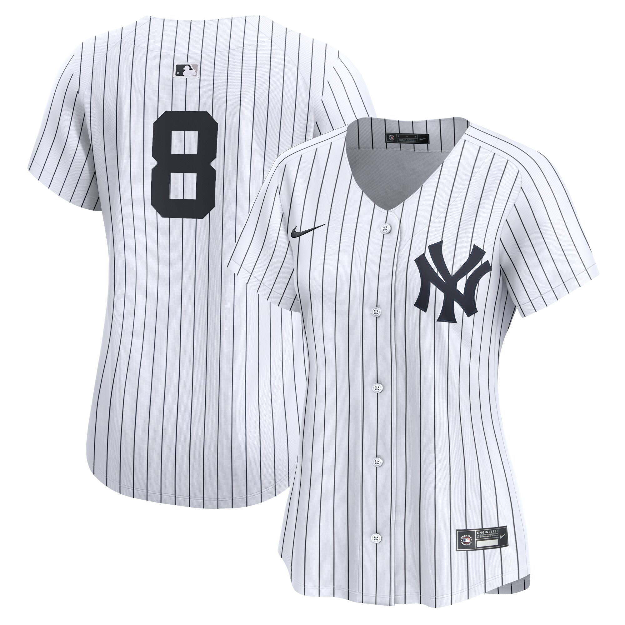 Yogi Berra New York Yankees Nike Womens Home Limited Player Jersey - White