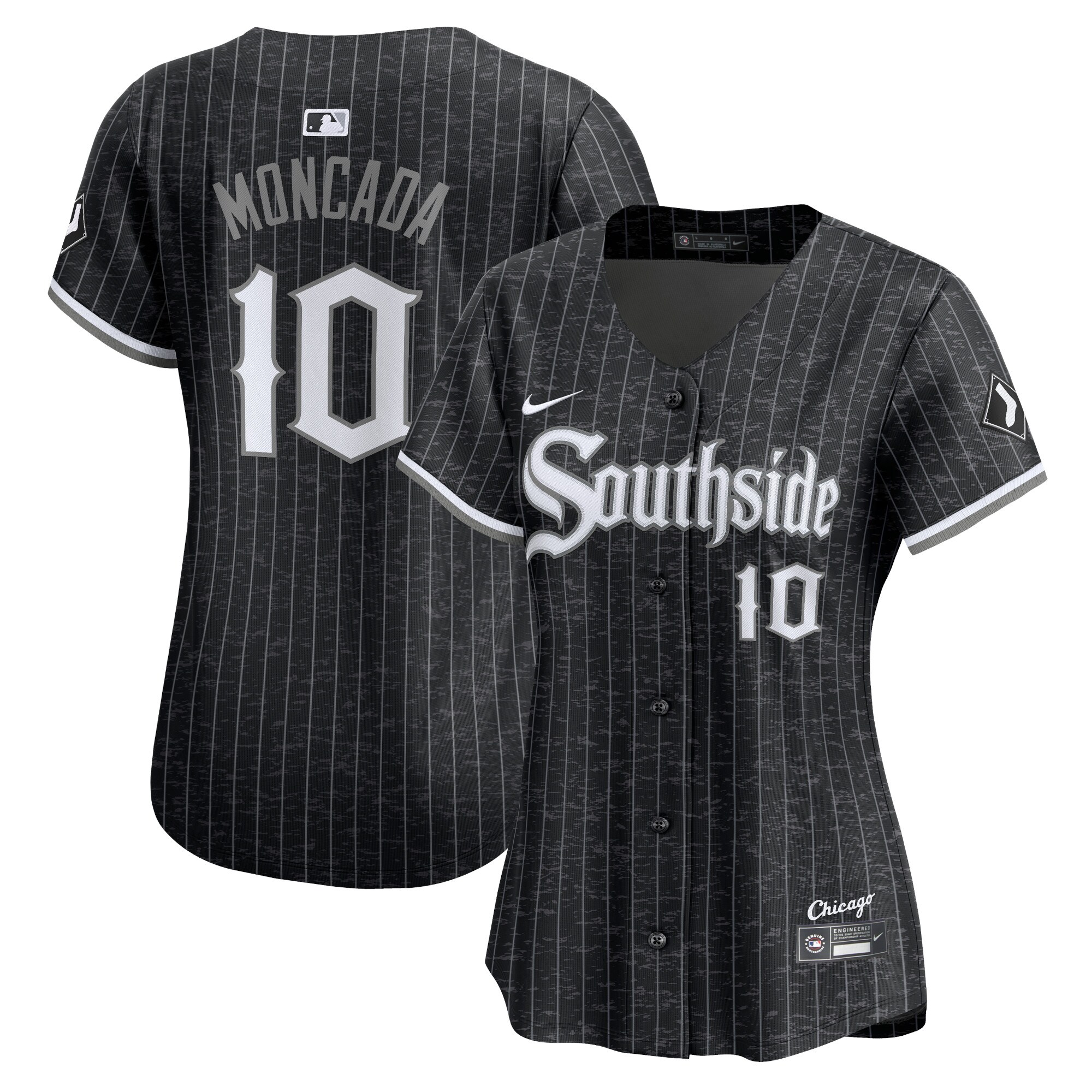 Yon Moncada Chicago White Sox Nike Womens City Connect Limited Player Jersey - Black