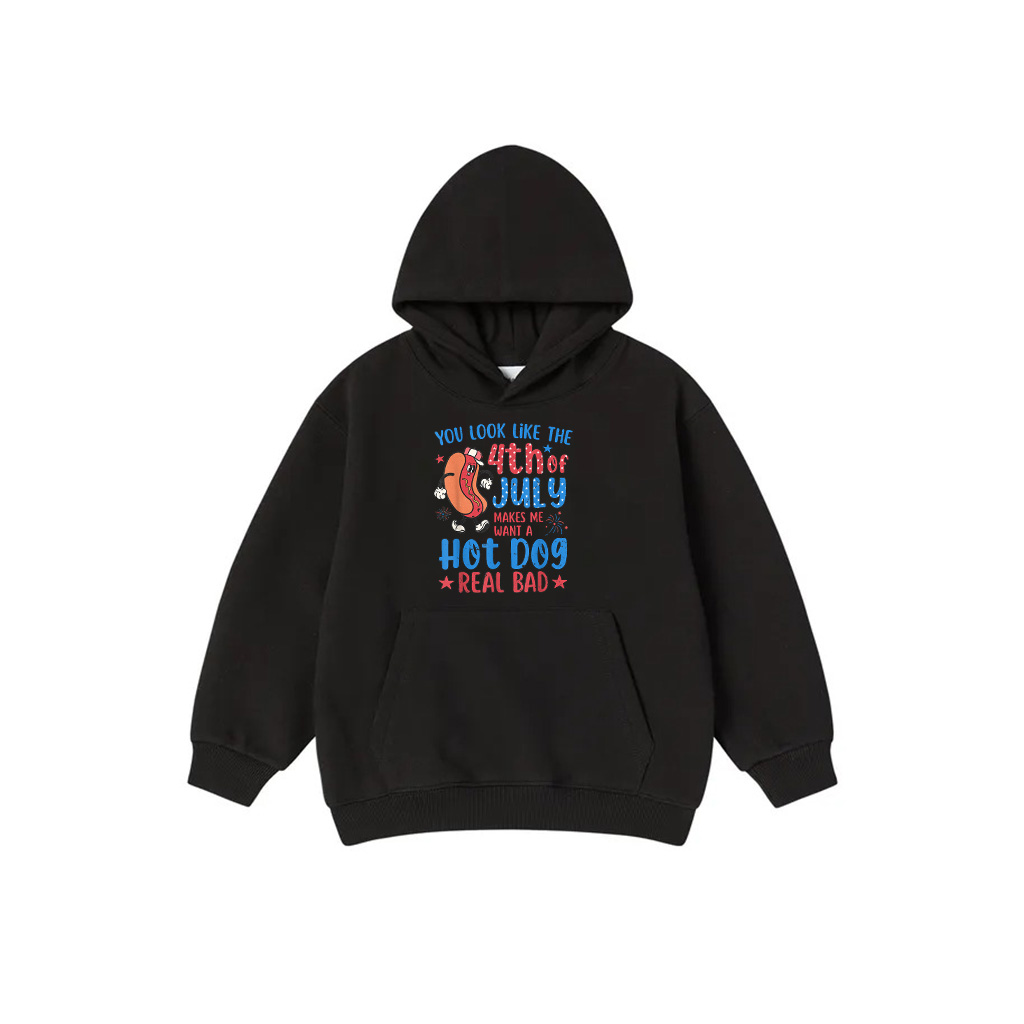 You Look Like 4Th Of July Makes Me Want A Hot Dog Real Bad Hoodie