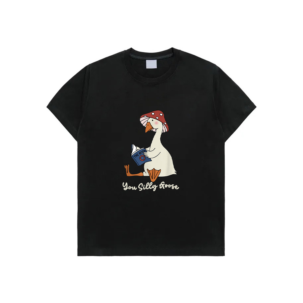 You Silly Goose Honk Funny Duck Goose Reads The Book T-Shirt